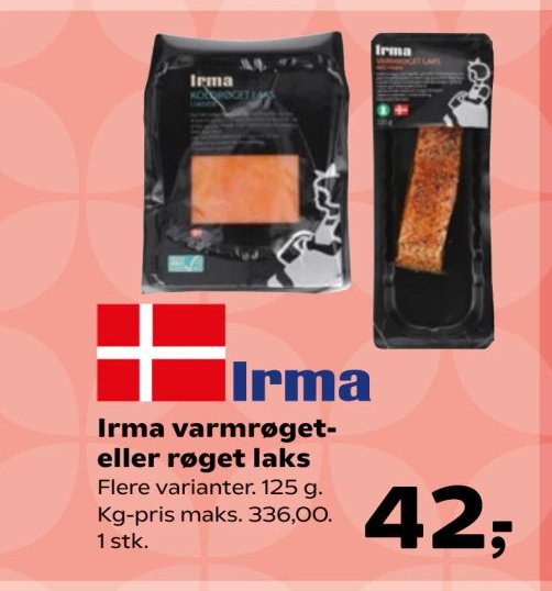 Irma varmrøget- eller røget laks – Kvickly