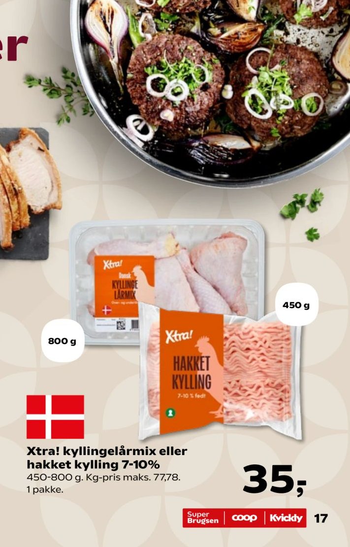 Xtra! kyllingelårmix eller hakket kylling 7-10% – Kvickly