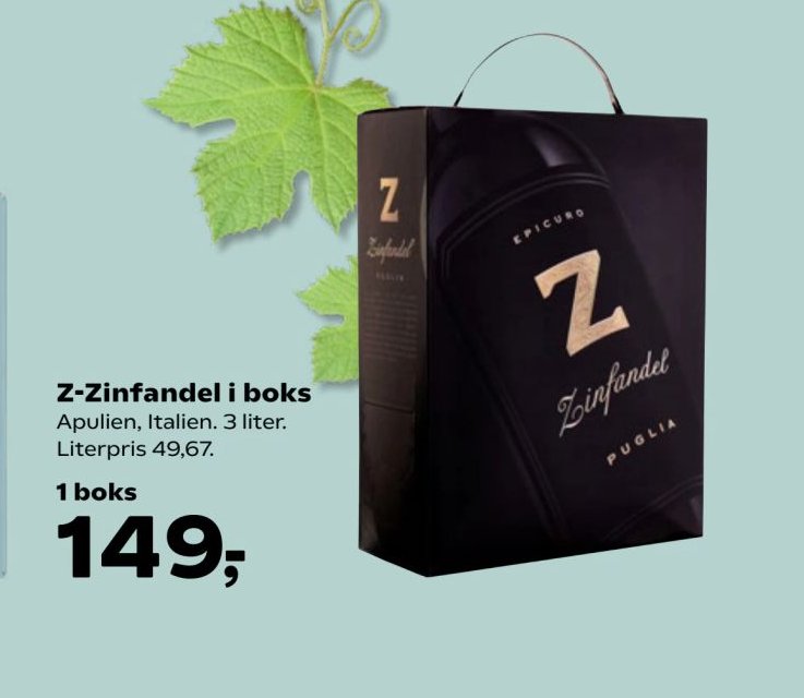 Z-Zinfandel i boks – Kvickly