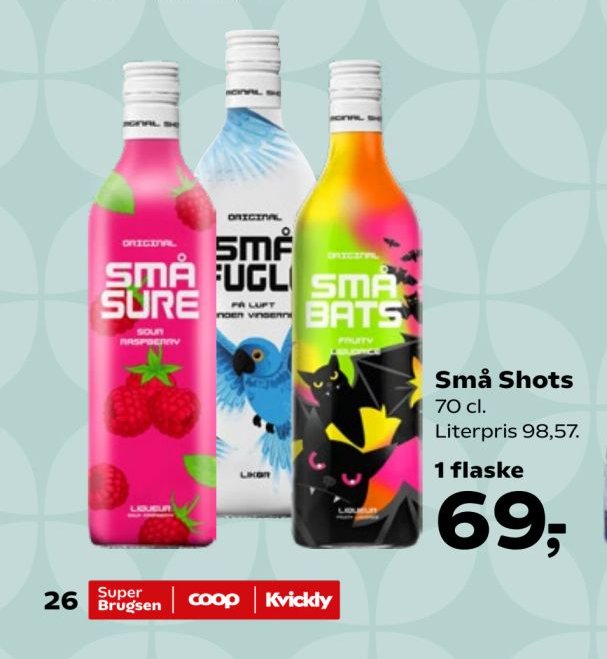 Små Shots – Kvickly