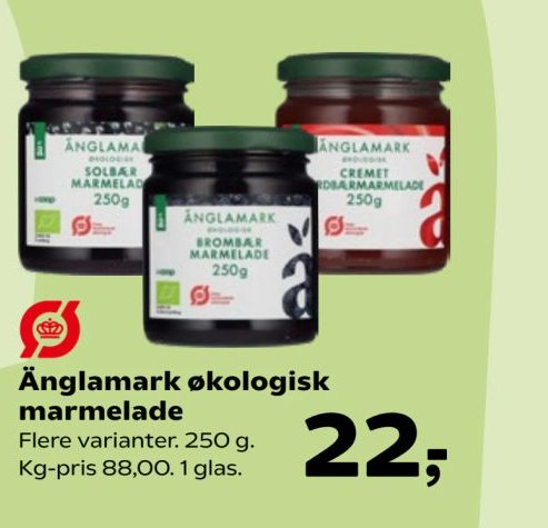 Änglamark økologisk marmelade – Kvickly