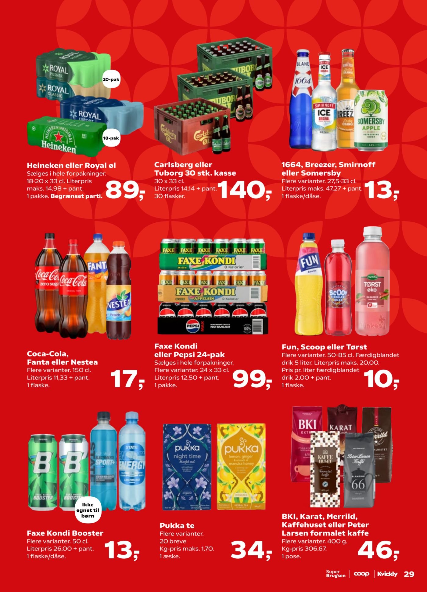 Coca-Cola, Fanta eller Nestea Flere varianter. 150 cl. Literpris 11,33 + pant. 1 flaske. – Kvickly