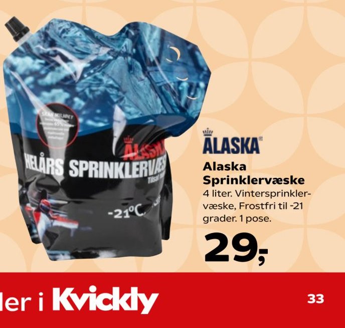 Alaska Sprinklervæske – Kvickly