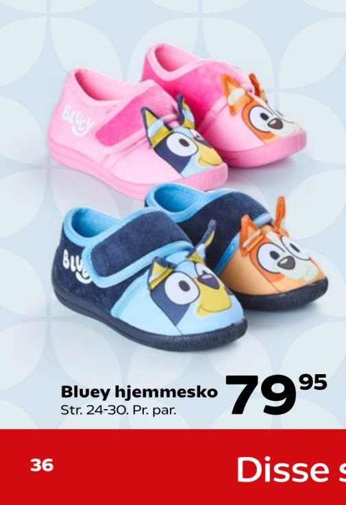 Bluey hjemmesko – Kvickly