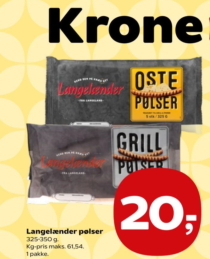Langelænder pølser – Kvickly