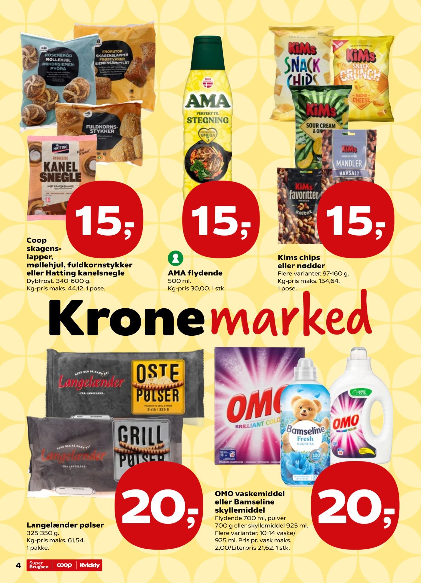 Kims chips Flere varianter. 97-160 g. – Kvickly