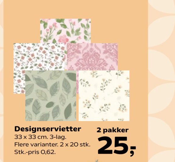 Designservietter – Kvickly