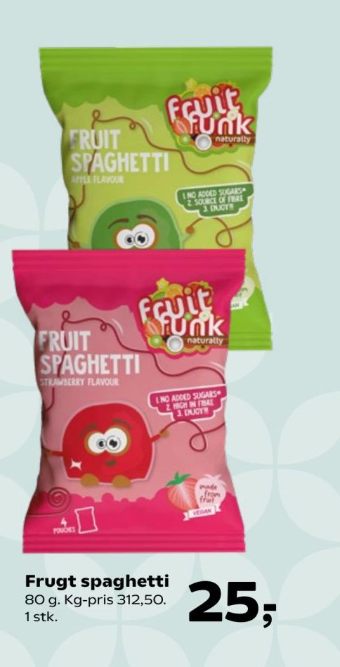 Frugt spaghetti – Kvickly