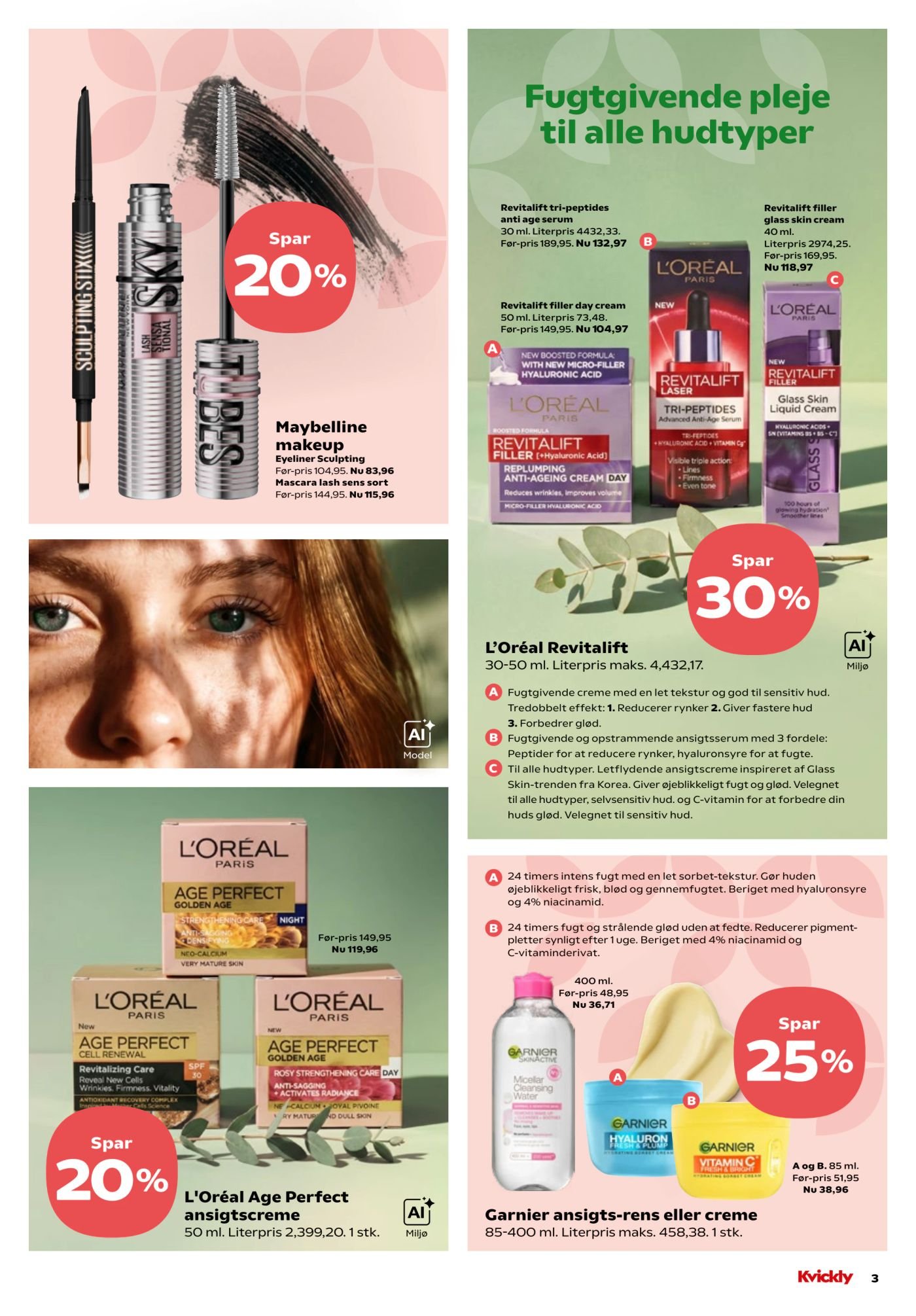 Revitalift filler glass skin cream – Kvickly