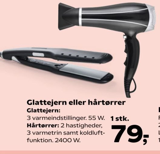 Glattejern eller hårtørrer – Kvickly