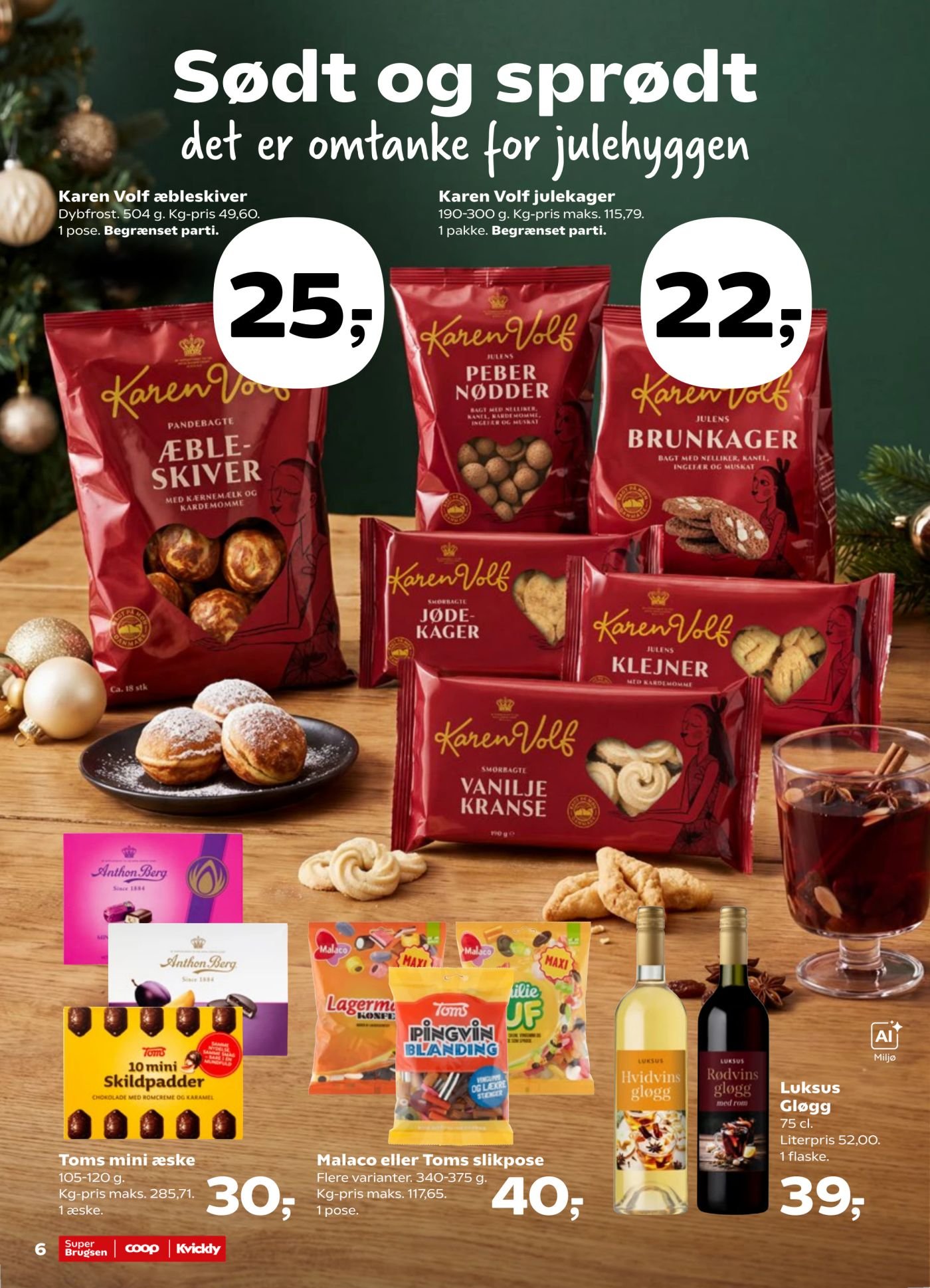 Karen Volf julekager – Kvickly
