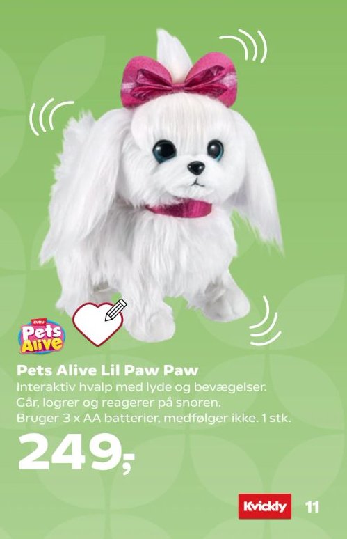 Pets Alive Lil Paw Paw – Kvickly