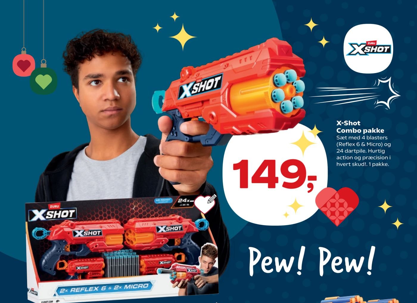 X-Shot Combo pakke – Kvickly