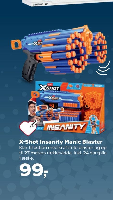 X-Shot Insanity Manic Blaster – Kvickly