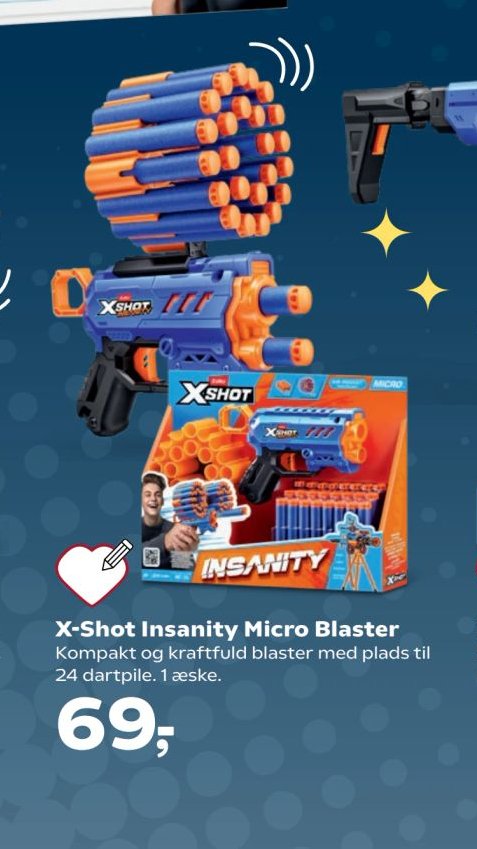 X-Shot Insanity Micro Blaster – Kvickly