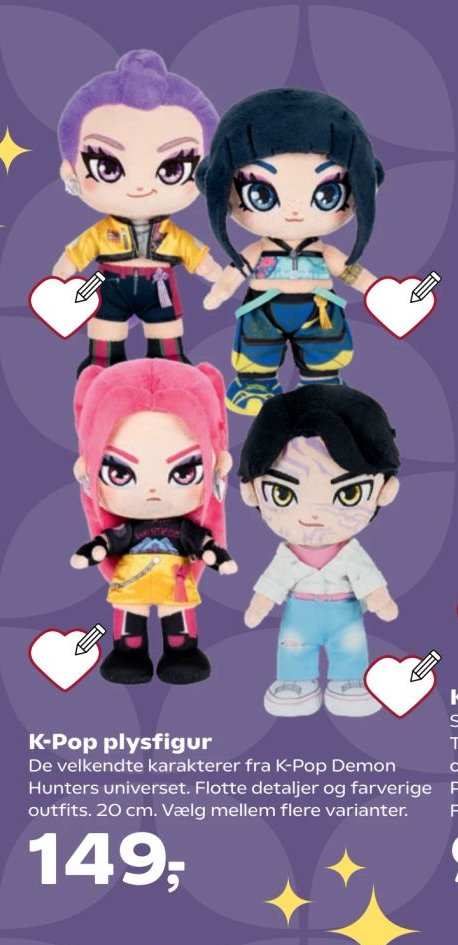 K-Pop plysfigur – Kvickly