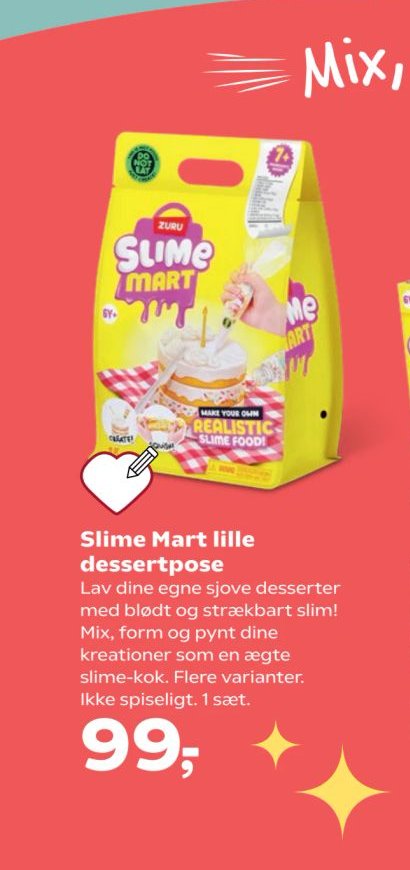Slime Mart lille dessertpose – Kvickly