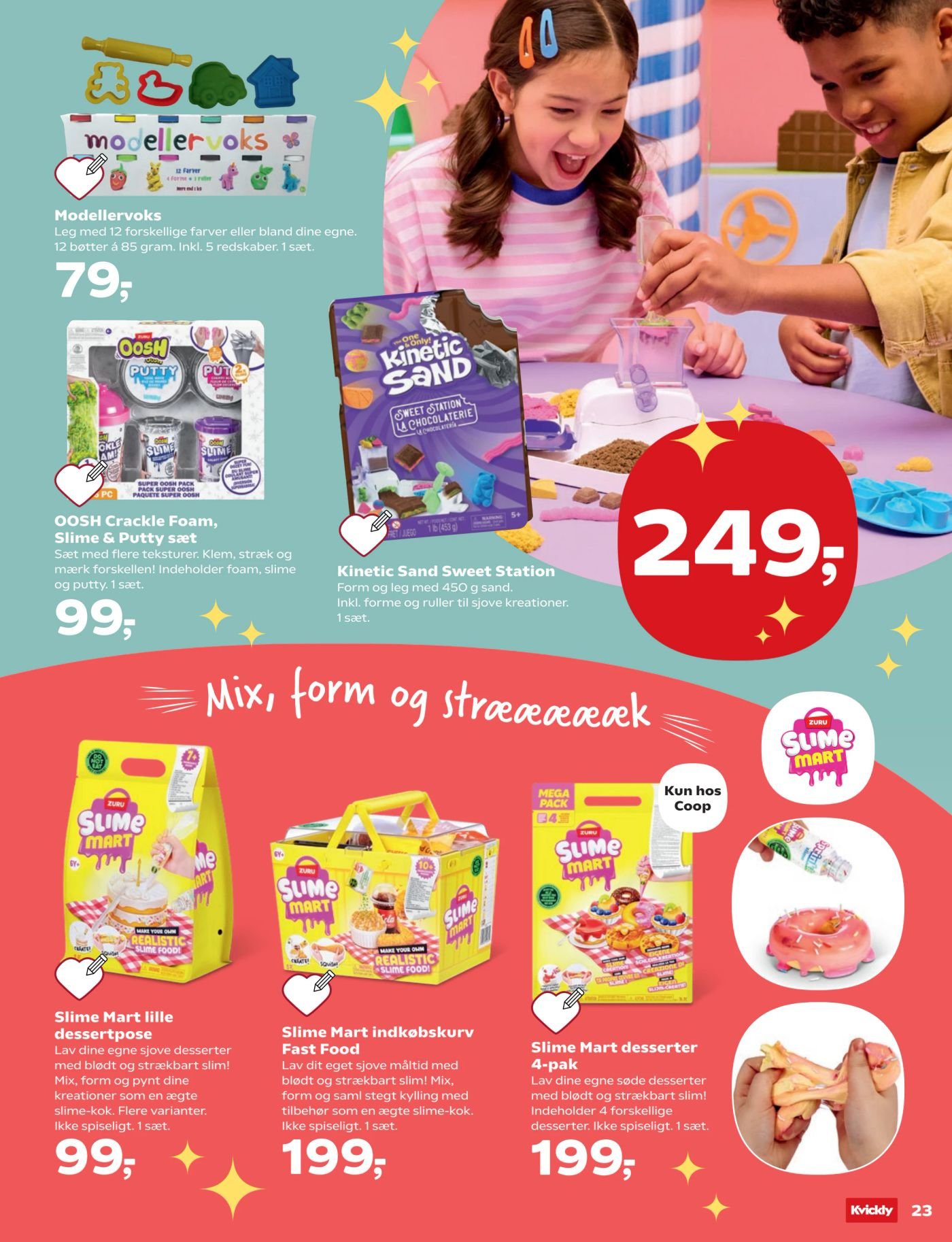 OOSH Crackle Foam, Slime & Putty sæt – Kvickly