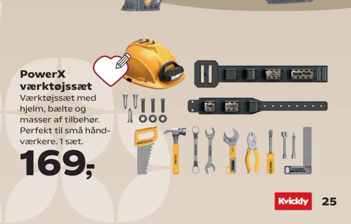 PowerX værktøjssæt – Kvickly