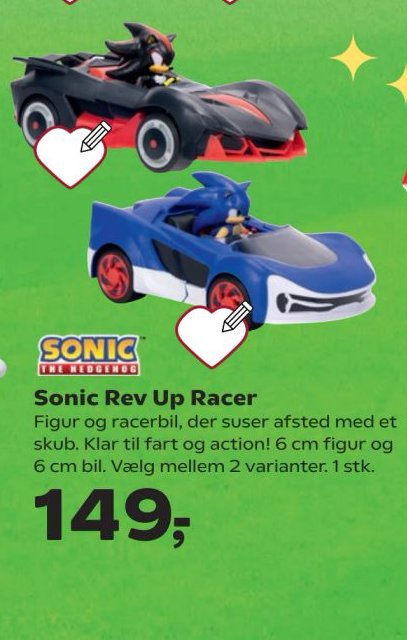 Sonic Rev Up Racer – Kvickly