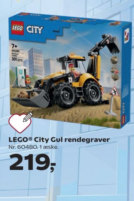 LEGO® City Gul rendegraver – Kvickly