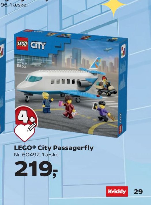 LEGO® City Passagerfly – Kvickly