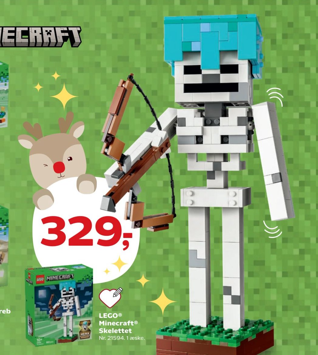 LEGO® Minecraft® Skelettet – Kvickly
