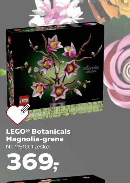 LEGO® Botanicals Magnolia-grene – Kvickly