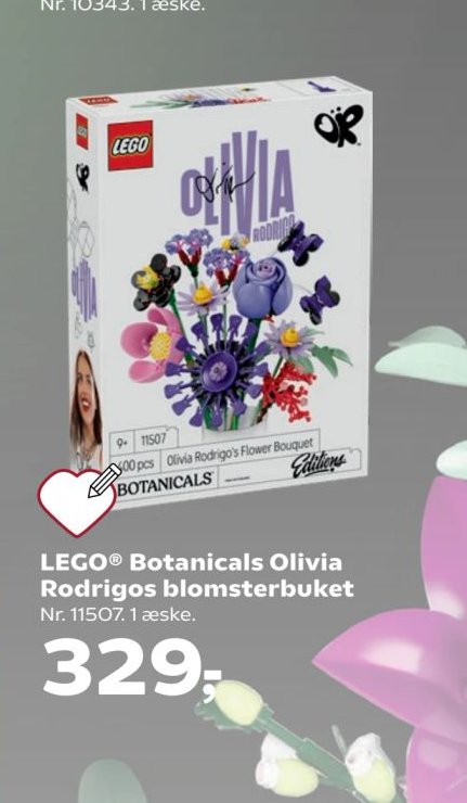 LEGO® Botanicals Olivia Rodrigos blomsterbuket – Kvickly