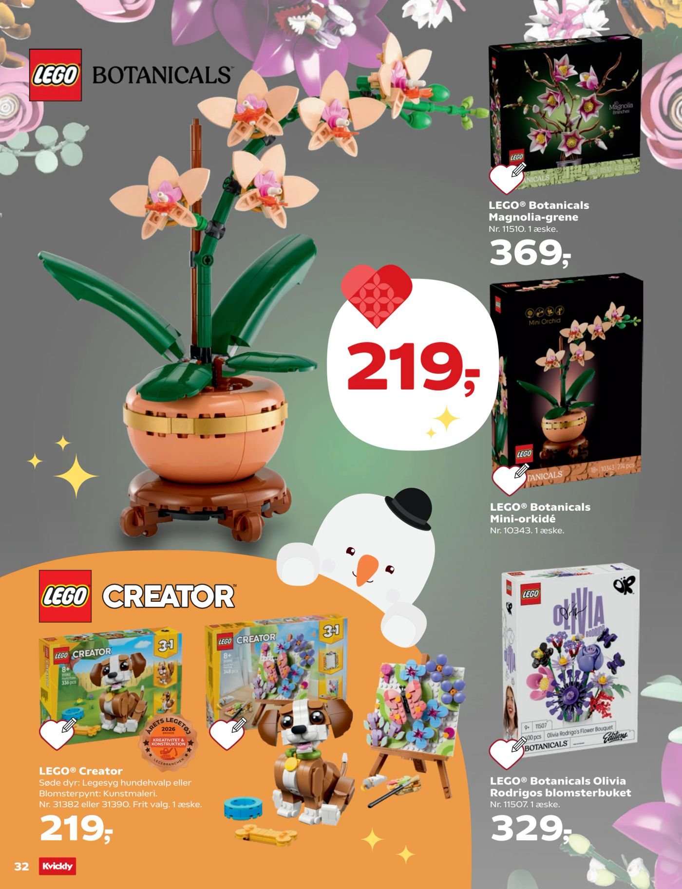LEGO® Botanicals Mini-orkidé – Kvickly