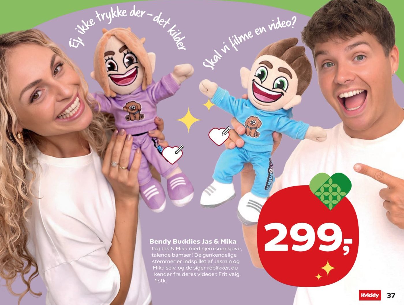 Bendy Buddies Jas & Mika – Kvickly