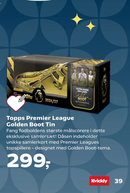 Topps Premier League Golden Boot Tin – Kvickly