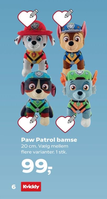 Paw Patrol bamse – Kvickly