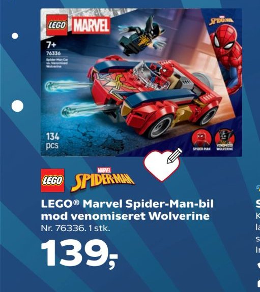 LEGO® Marvel Spider-Man-bil mod venomiseret Wolverine – Kvickly