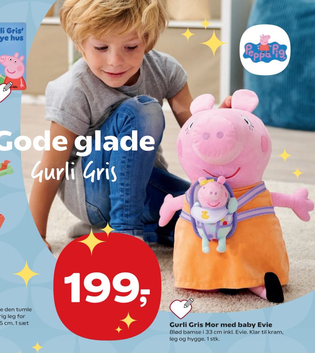 Gurli Gris Mor med baby Evie – Kvickly