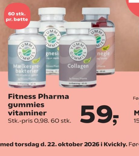 Fitness Pharma gummies vitaminer – Kvickly