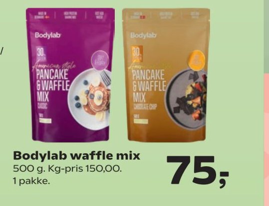 Bodylab waffle mix – Kvickly