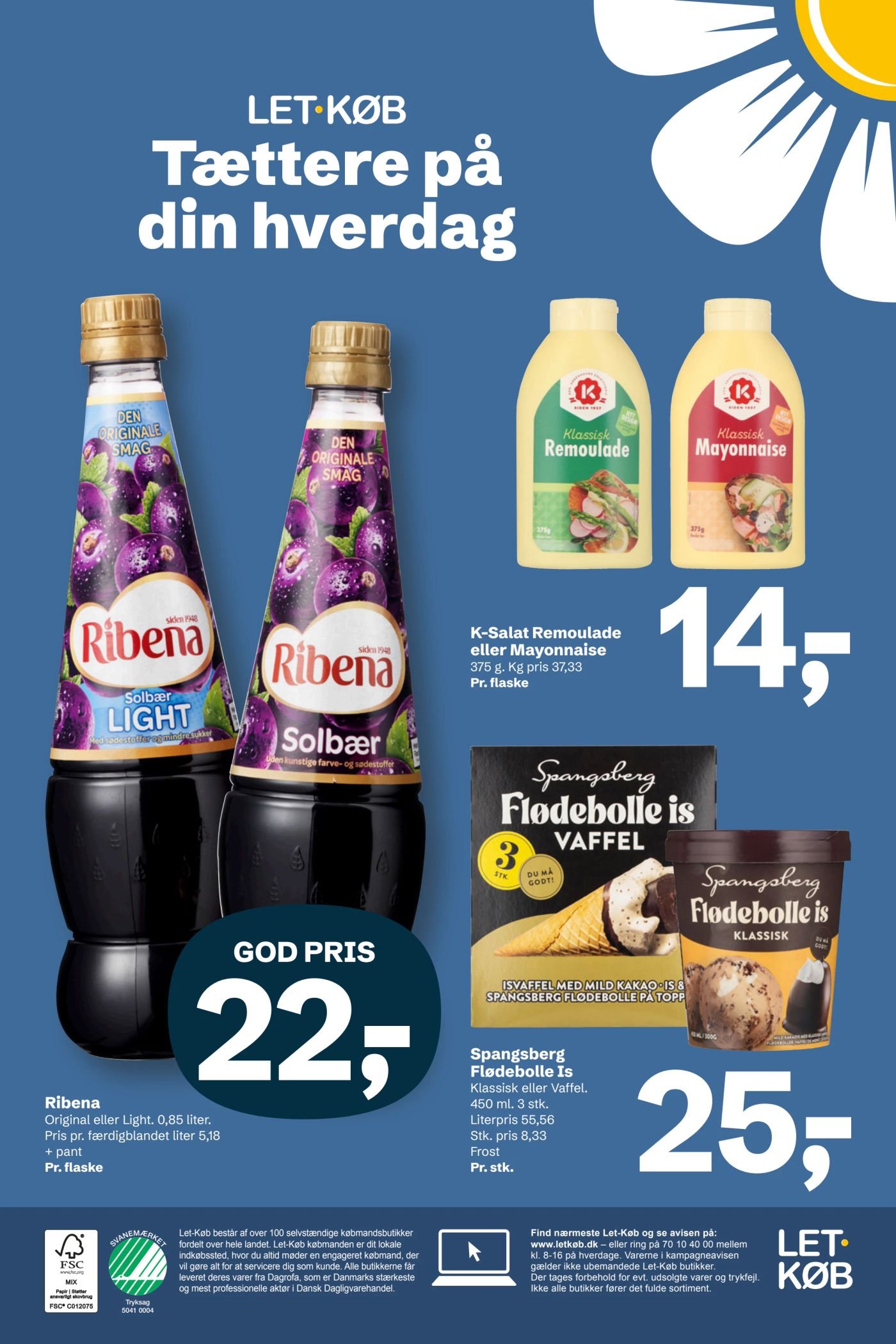 Ribena Original eller Light, 0,85 liter – LET-KØB