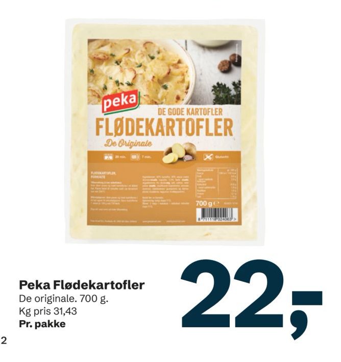 Peka Flødekartofler – LET-KØB