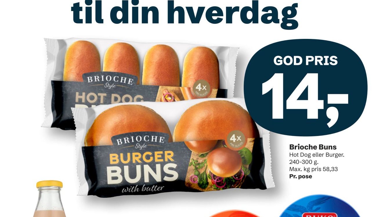 Brioche Buns – LET-KØB