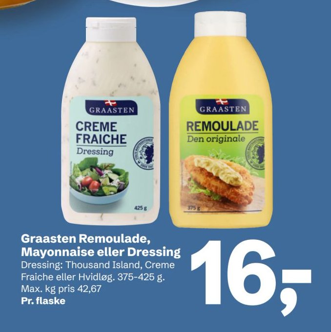 Graasten Remoulade, Mayonnaise eller Dressing – LET-KØB