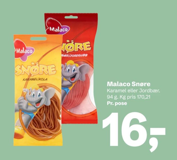 Malaco Snøre – LET-KØB