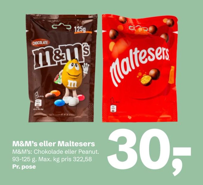 M&M’s eller Maltesers – LET-KØB