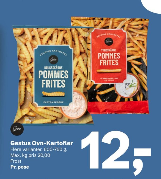 Gestus Ovn-Kartofler – LET-KØB