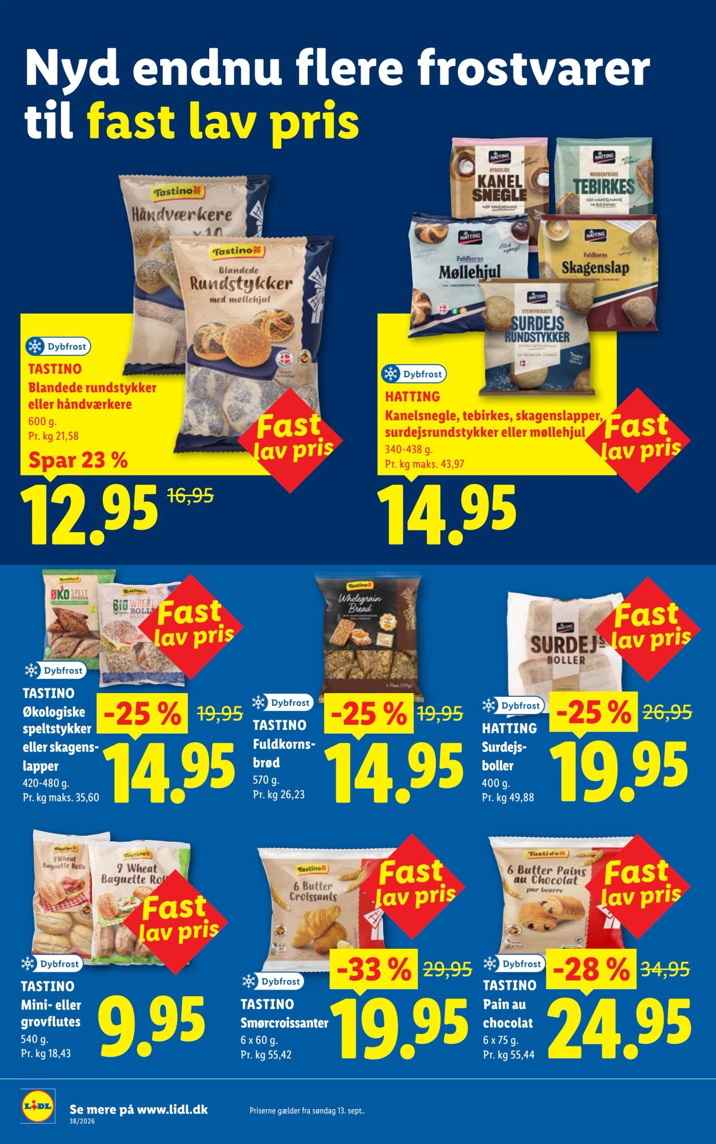 TASTINO Mini- eller grovflutes 540 g – Lidl