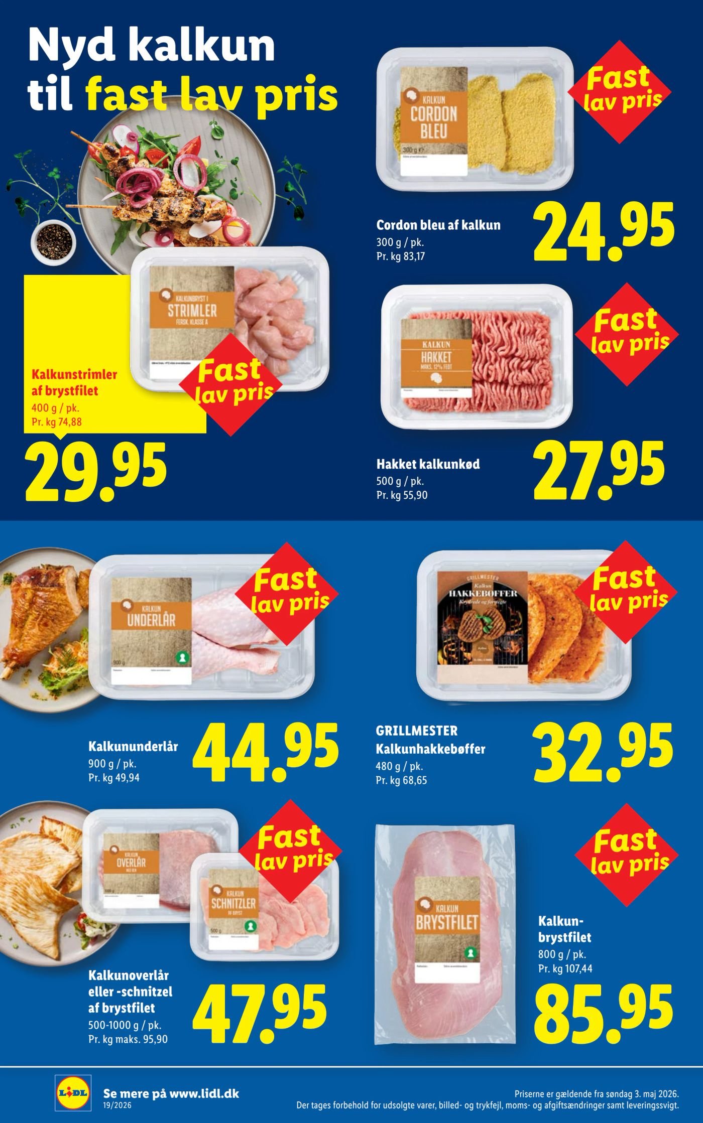 Kalkununderlår 900 g / pk. – Lidl