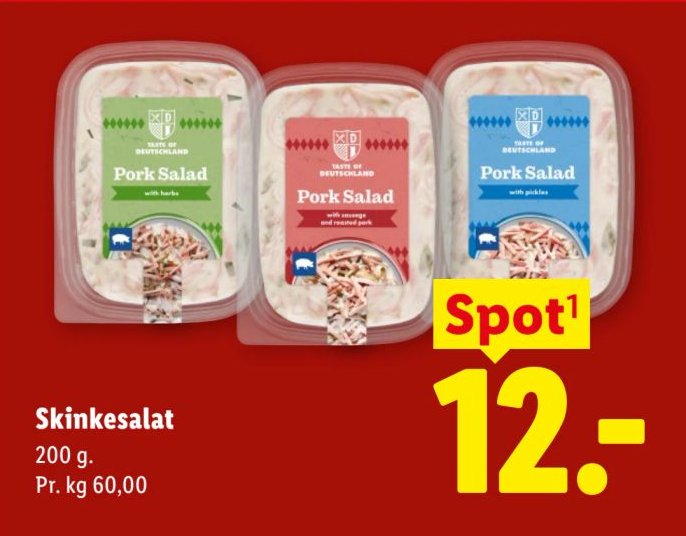 Skinkesalat 200 g. – Lidl