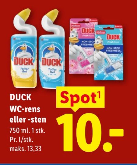 DUCK WC-rens eller -sten 750 ml. 1 stk. – Lidl