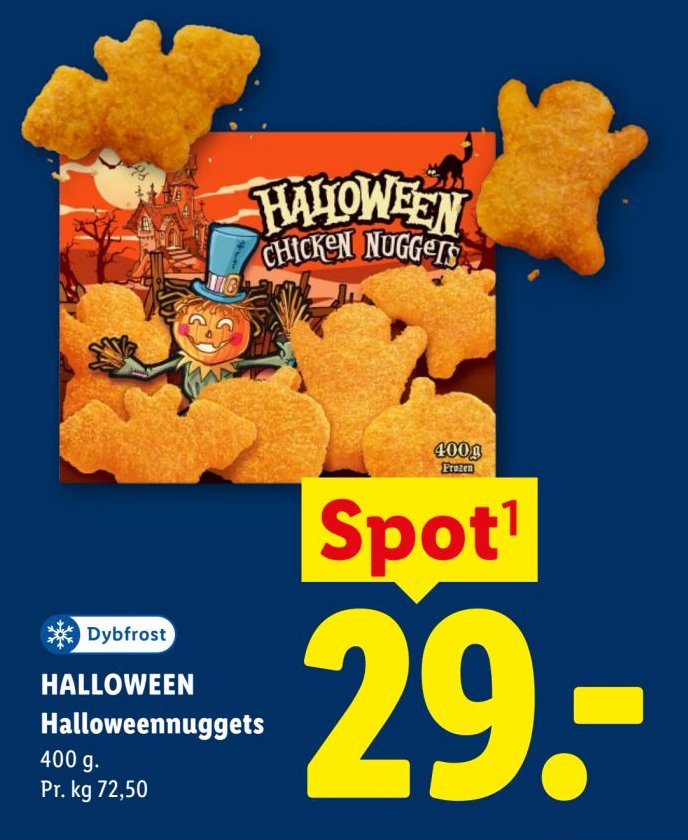 HALLOWEEN Halloweennuggets 400 g. – Lidl