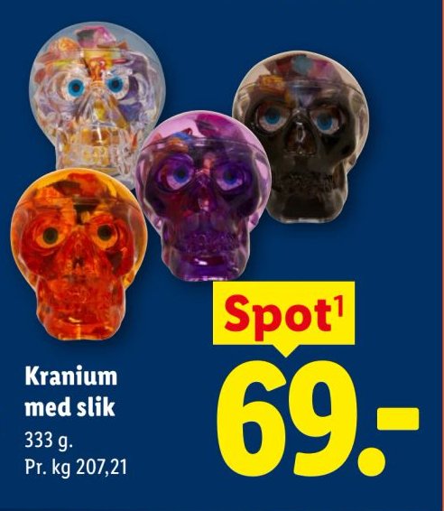 Kranium med slik 333 g – Lidl